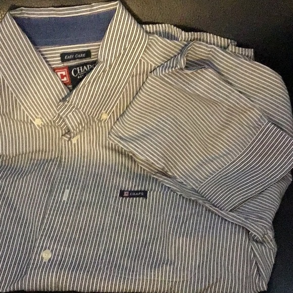 Classic Chaps Long Sleeve Pin Stripe Shirts Staple pieces - Picture 6 of 8